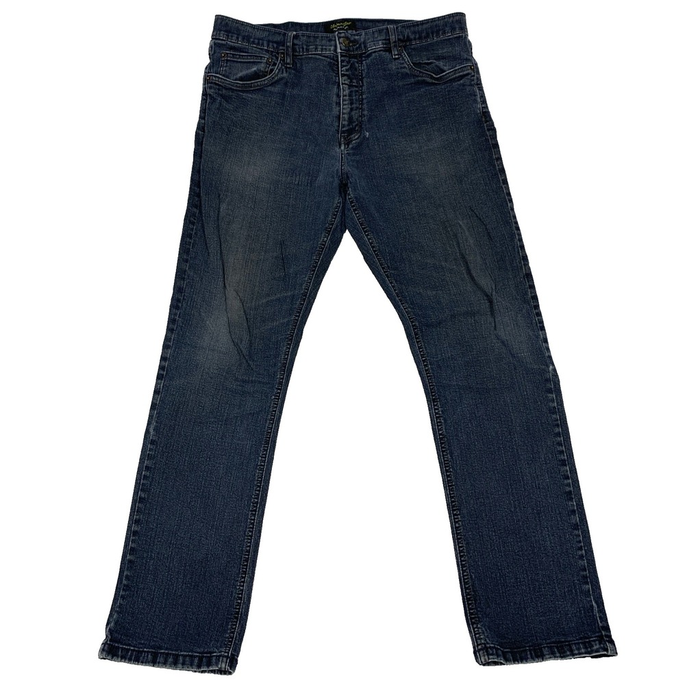 Urban Star Estilo Flex Jeans Mens 36x30.5 Blue Straight Leg Regular Fit